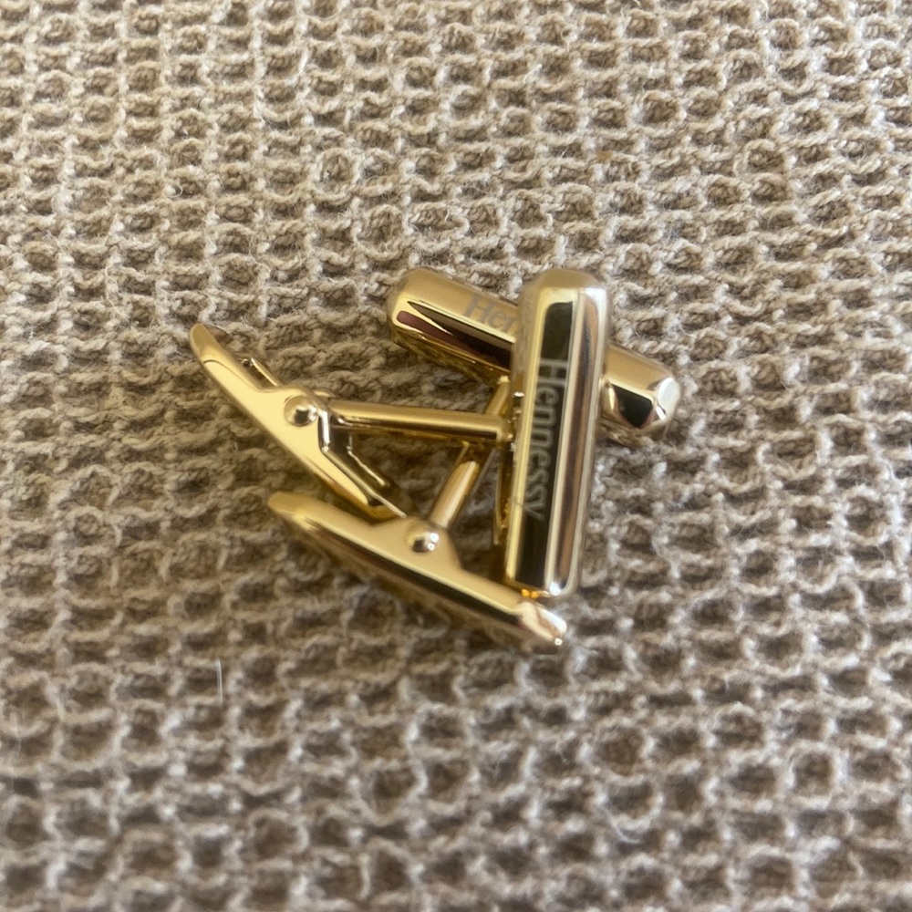 Hennessy branded cuff links